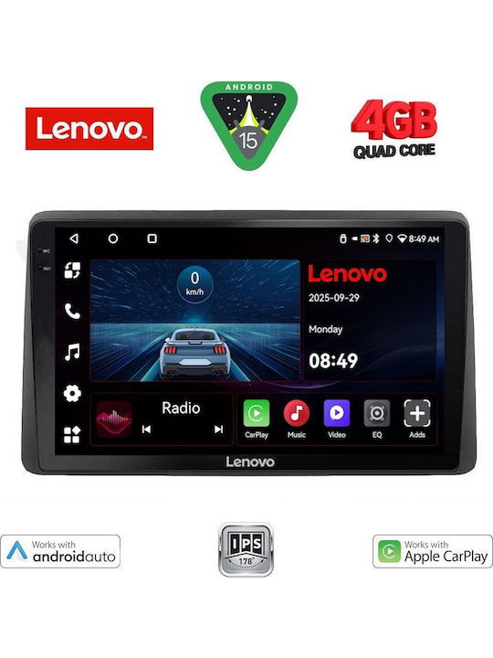 Lenovo Auto-Audiosystem für Nissan Navara 1998-2004 (Bluetooth/USB/AUX/WiFi/GPS/Apple-Carplay/Android-Auto) mit Touchscreen 10"