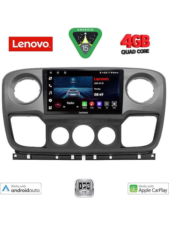 Lenovo Автомобилна Аудио Система (Блутут/USB/AUX/WiFi/GPS/Apple-Carplay/Android-Auto) с Тъчскрийн 10"