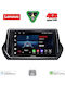 Lenovo Car Audio System for Peugeot 208 2021 (Bluetooth/USB/AUX/WiFi/GPS/Apple-Carplay/Android-Auto) with Touch Screen 9"