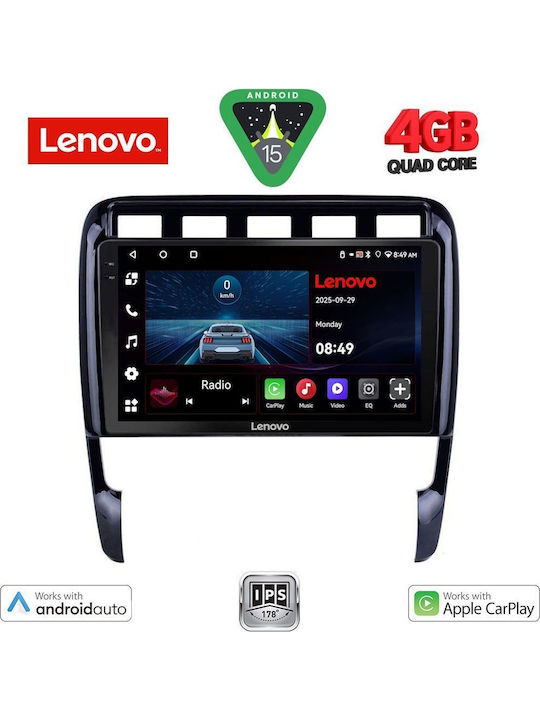 Lenovo Car Audio System for Porsche Cayenne 2002-2011 (Bluetooth/USB/AUX/WiFi/GPS/Apple-Carplay/Android-Auto) with Touch Screen 9"