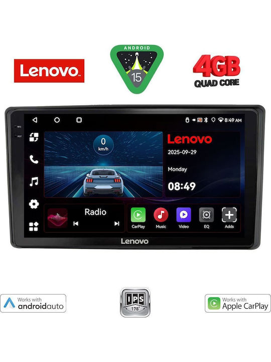 Lenovo Car Audio System for Toyota Raize 2020 (Bluetooth/USB/AUX/WiFi/GPS/Apple-Carplay/Android-Auto) with Touch Screen 10"