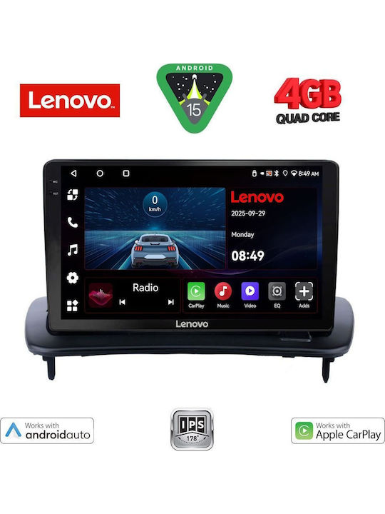 Lenovo Car Audio System for Volvo C30 / S40 2005-2013 (Bluetooth/USB/AUX/WiFi/GPS/Apple-Carplay/Android-Auto) with Touch Screen 9"