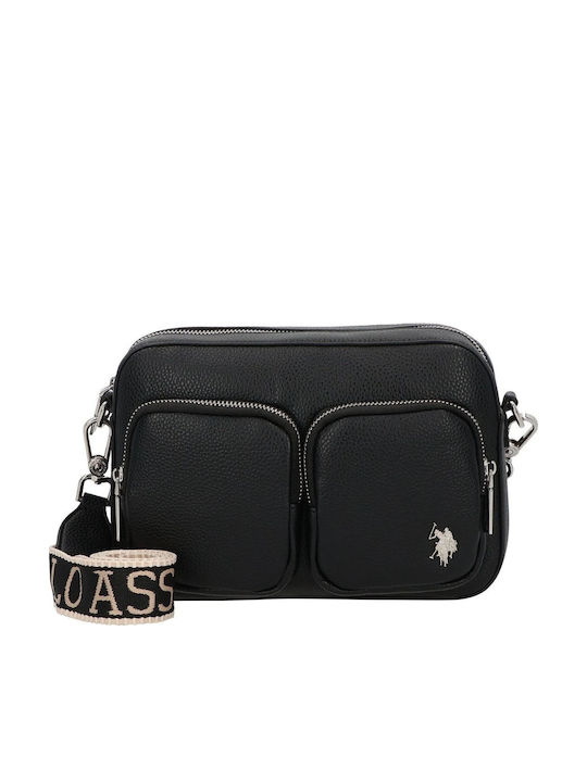 U.S. Polo Assn. Γυναικεία Τσάντα Χιαστί Μαύρη