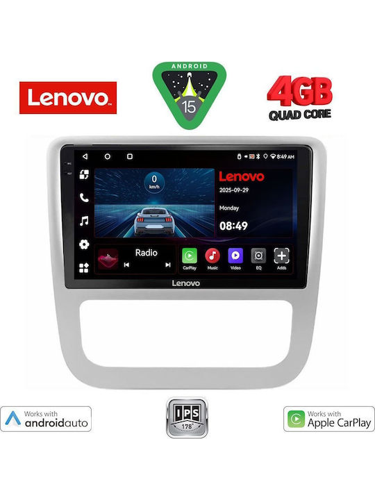 Lenovo Car Audio System for Volkswagen Eos / Scirocco 2006 with Clima (Bluetooth/USB/AUX/WiFi/GPS/Apple-Carplay/Android-Auto) with Touch Screen 9"