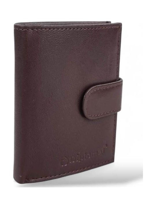 Leather Men's Wallet Classic with RFID Brown