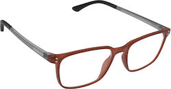 Oramont Reading Glasses +3.75 in Red color 9089