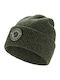 Bertagen Forever Beanie Unisex Căciulă Tricotat în culoarea Verde