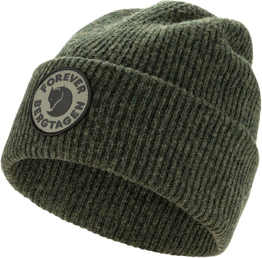 Bertagen Forever Beanie Unisex Căciulă Tricotat în culoarea Verde