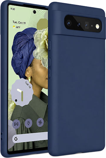 Back Cover Silicon Albastru marin (Google Pixel 6)