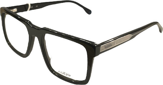 Kubik Ko1124a C1 Men's Acetate Prescription Eyeglass Frames Square Black