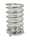 Marhome Candle Holder Metal in Silver Color 13x13x22cm 1pcs