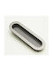 Convex Silver Recessed Door Flush Handle 150mm SDH-14745