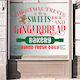 Weihnachtliche Schaufenster- und Wandsticker Christmas Treats 130x160cm