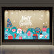 Χριστουγεννιάτικη Βιτρίνα Christmas Scene 145x70cm