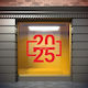 Коледна Дисплей Happy New Year 120x100см
