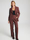 Mind Matter Ariela Women's Blazer Brick