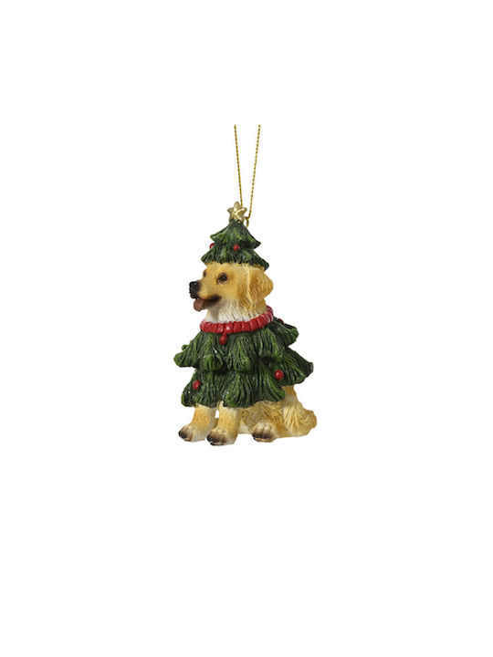 Hängend Hängendes Ornament Hund Polyresin 6x9cm