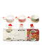 Koopman Serving Christmas Bowl Porcelain L9xW4cm.