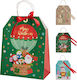 Koopman Papier Weihnachtlich Tasche für Geschenke Bunt 23x30x12cm.