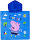 Stamion Παιδικο Ποντσο Peppa Τιρκουαζ 50x100cm Τιρκουαζ