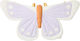 De carnaval Aripi Violet 1buc
