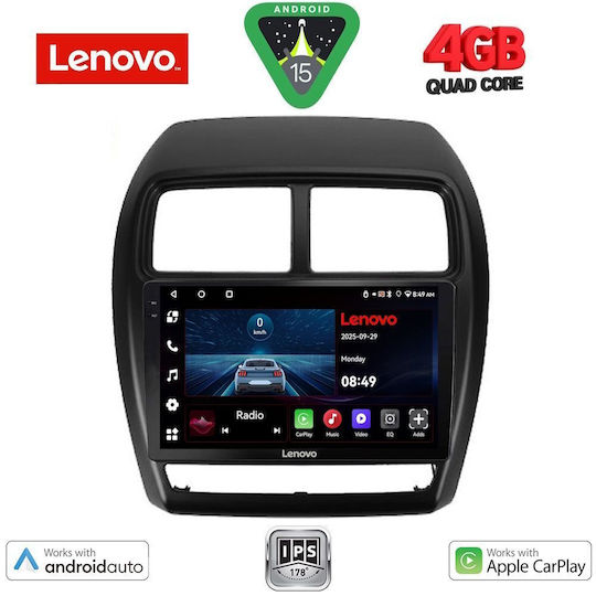 Lenovo Ηχοσύστημα Αυτοκινήτου για Mitsubishi Asx 2020 (Bluetooth/USB/AUX/WiFi/GPS/Apple-Carplay/Android-Auto) με Οθόνη Αφής 9"