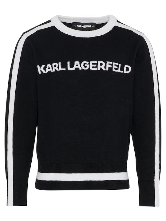 Kinderpullover Langarm Schwarz