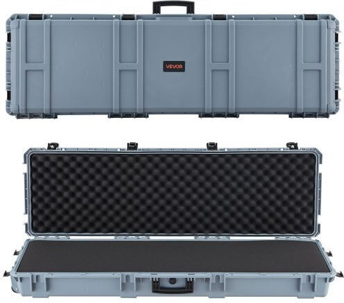 Vevor Βαλίτσα για Καραμπίνα Γκρι 132cm