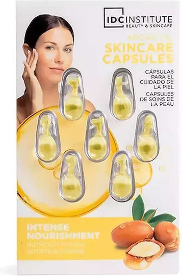 IDC Institute Argan Oil Skin Capsules Serum Face for Nourishment 7x0.34ml