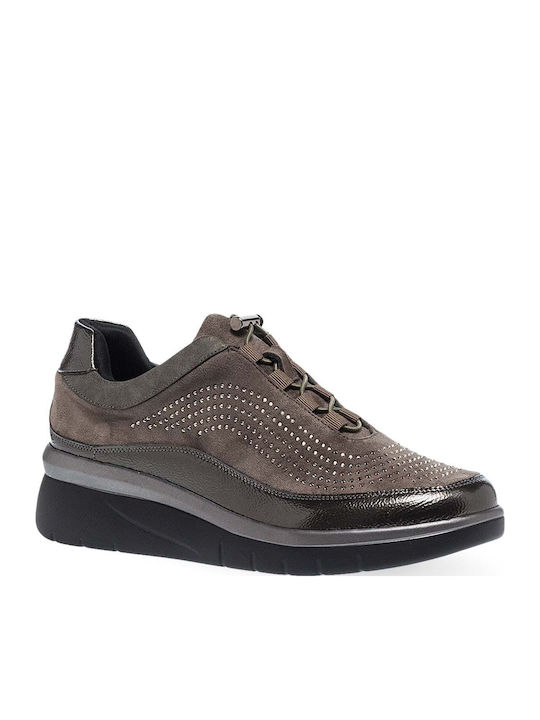 Parex Γυναικεία Sneakers Καφέ