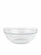 Homestyle Glass Salad Bowl Transparent 23x23x9.5cm