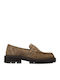 Leder Herren Mokassins in Braun Farbe