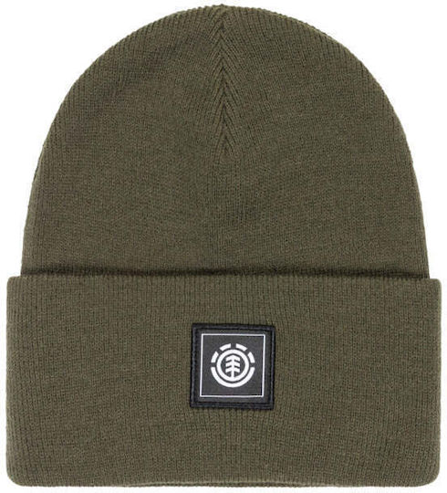 Beanie Unisex Σκούφος Πλεκτός σε Χακί χρώμα