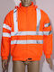 Fageo Work Jacket Reflective with Hood Orange