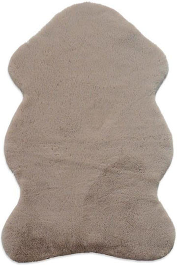 Newplan Modern Bedroom Rug Set Taupe 3 Pieces