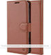 Techsuit Folio Wallet Leather / Silicone Brown ...