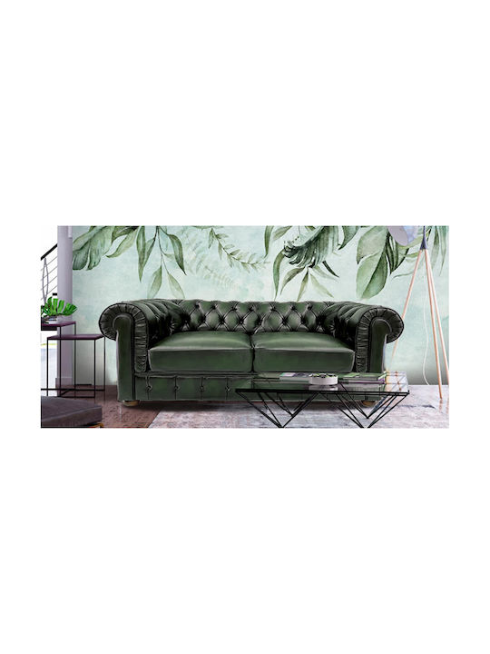 Cu două locuri Canapea Verde 175x93x77cm.