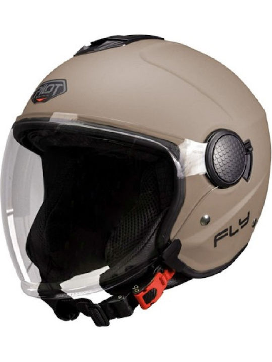 Pilot Fly SV Jet με Sun Visor ECE 22.06 Specilal Edition Μοκα Ματ