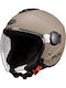 Pilot Fly SV White Motorcycle Helmet Jet ECE 22.06 1300gr with Sunvisor