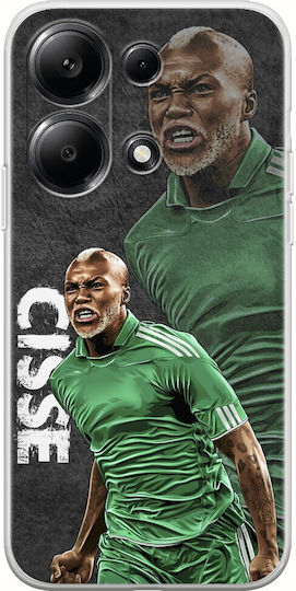 Football Legends Djibril Cisse Xiaomi Redmi Note 14s Гъвкав TPU Прозрачен Силикон