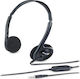 Genius HS-M200C On Ear Căști Multimedia cu microfon și conexiune Jack de 3,5 mm