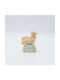 Hanging Ornament Dog Polyresin 6x10cm