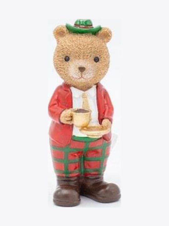Eurolamp Decorative Polyresin Bear Vintage Teacup 6x12.5cm