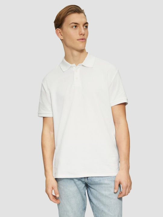 s.Oliver Polo Bluza Tricou Cu Mânecă Scurtă Alb