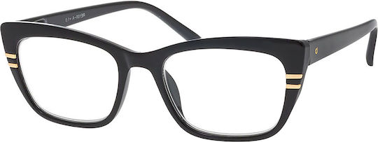 Brilo Lesebrille +2.00 in Schwarz Farbe BR100BL2.00