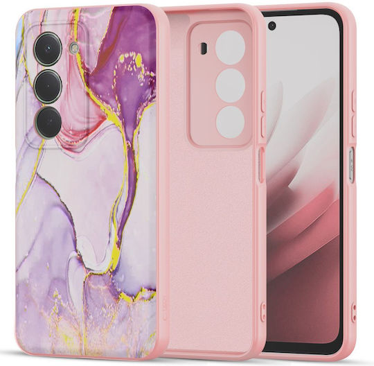 Tech-Protect Icon Marble Back Cover Σιλικόνης Ροζ (Xiaomi Redmi 15 4G / 5G)