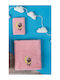 GM Home Комплект бебешки кърпи 2бр Розов 70 cmx130cm