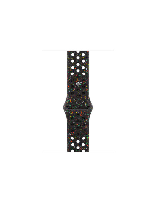 Apple Nike Sport Band 46mm - M/L Strap Silicone with Pin Midnight Black (Apple Watch 44/45/46mm/Ultra 49mm)