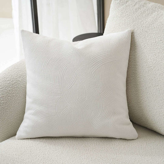 Gofis Home Decorative Pillow Case Nimbus 447 Velvet Polar White 447/26 50x50cm