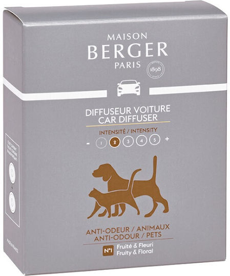 Maison Berger Paris Car Diffuser Refill Set 2 Ceramic Car Air Freshener Spare Parts Anti-Odors Animals